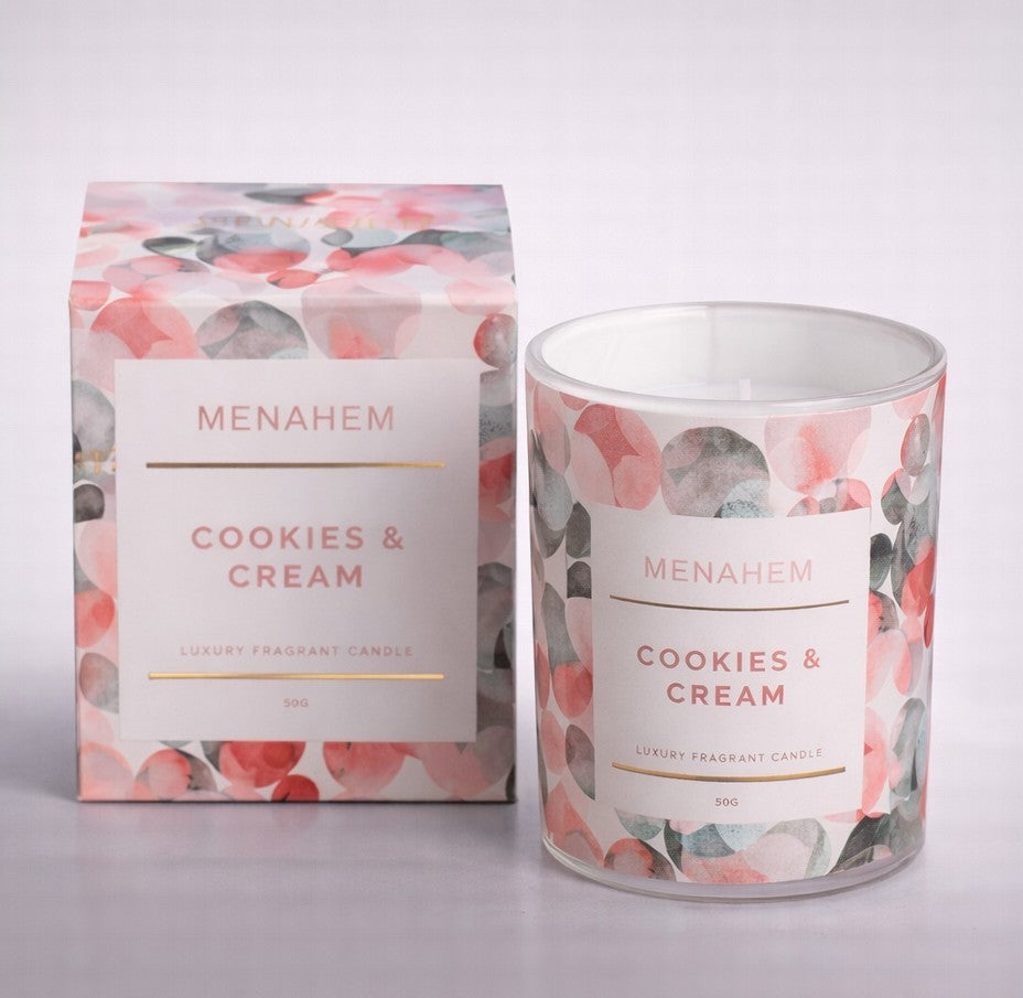 Menahem - Cookies And Cream - Oil Scented Candle